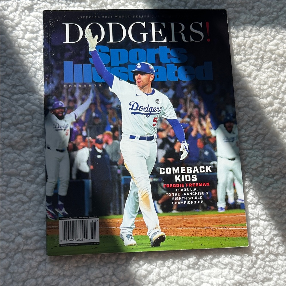 Sports Illustrated Dodgers Magazine Freddie Cover